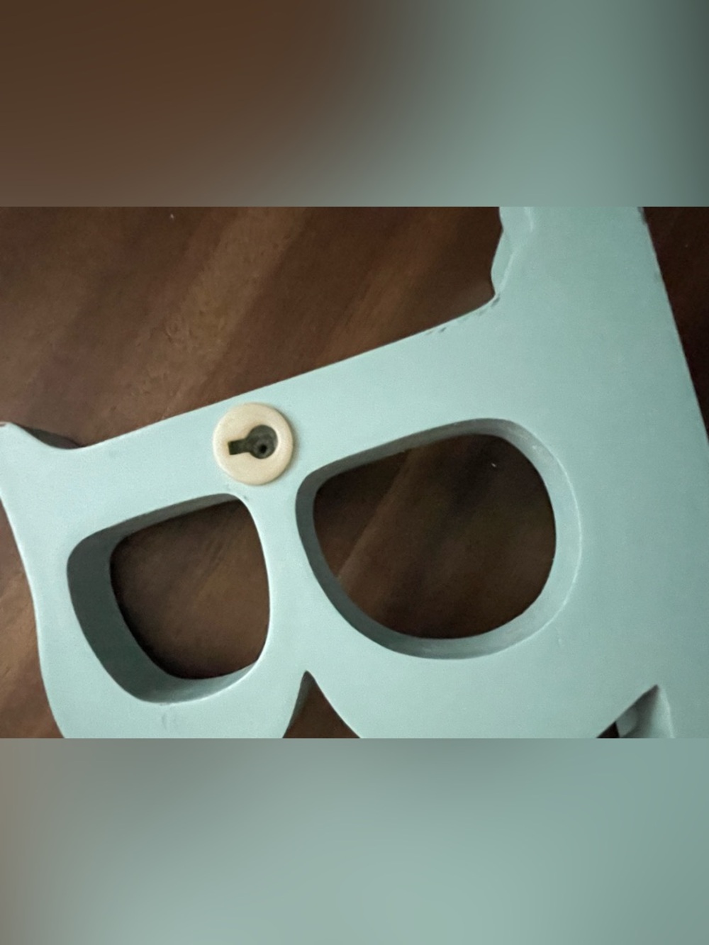 Wooden 'BEACH' Decorative Sign in Seafoam Blue - 24” - Picture 5 of 6